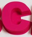 Carregar imagem no visualizador da galeria, Moldes de letras cor-de-rosa gigantes A - Z (Todas as 26 Letras Definidas) também disponíveis como single ou pacote de 2 - perfeito para resinas!