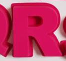 Carregar imagem no visualizador da galeria, Moldes de letras cor-de-rosa gigantes A - Z (Todas as 26 Letras Definidas) também disponíveis como single ou pacote de 2 - perfeito para resinas!