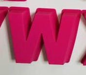 Carregar imagem no visualizador da galeria, Novos Pequeno Moldes de letras cor-de-rosa gigantes A - Z (Todas as 26 Letras Definidas) também disponíveis como single ou pacote de 2 - perfeito para resinas!