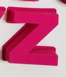 Carregar imagem no visualizador da galeria, Moldes de letras cor-de-rosa gigantes A - Z (Todas as 26 Letras Definidas) também disponíveis como single ou pacote de 2 - perfeito para resinas!